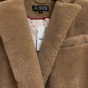 Brand new JCrew teddy coat!